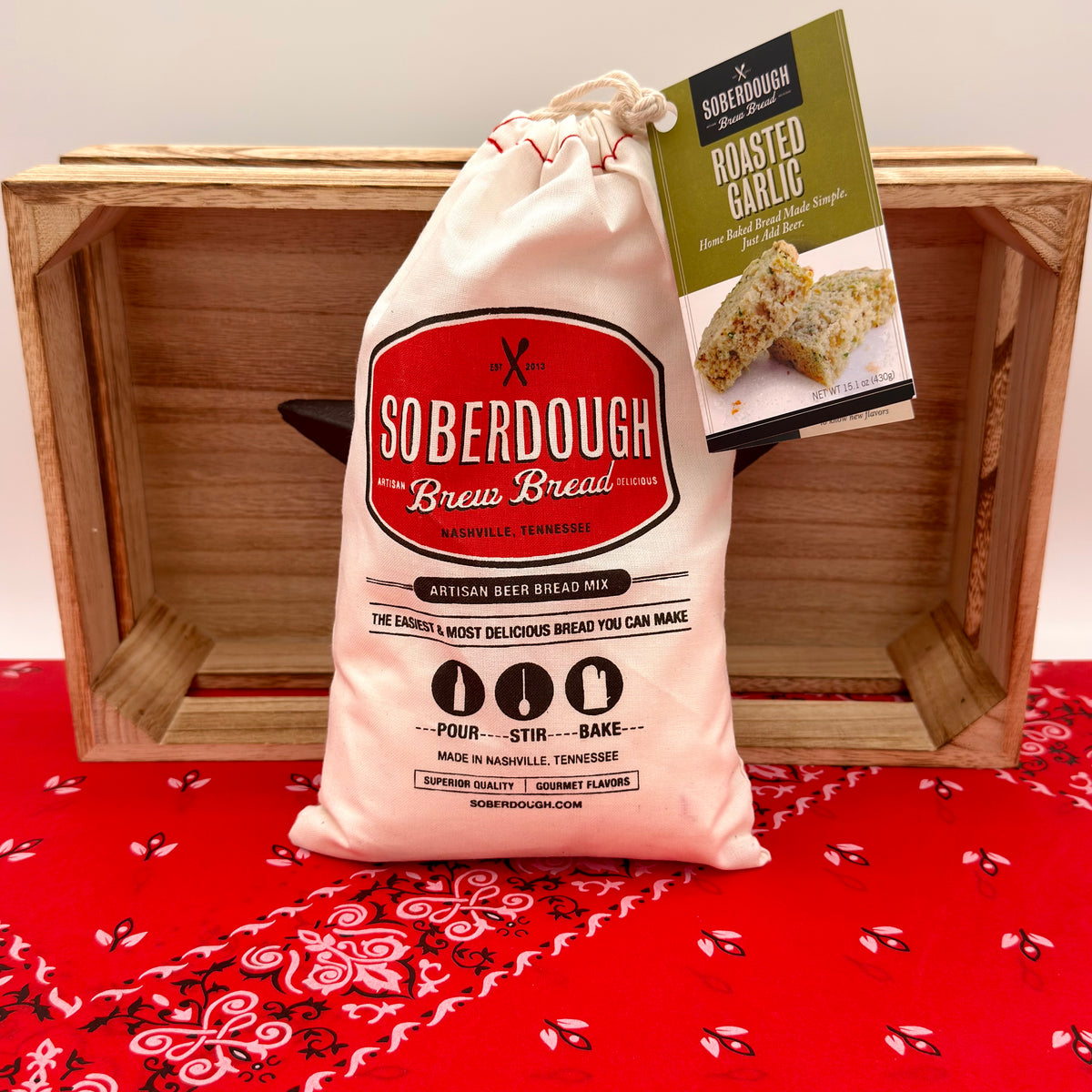 Roasted Garlic Soberdough Bread Mix