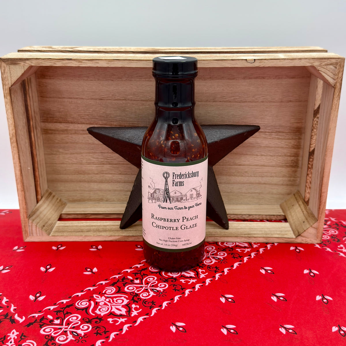 Raspberry Peach Chipotle Glaze (14oz)