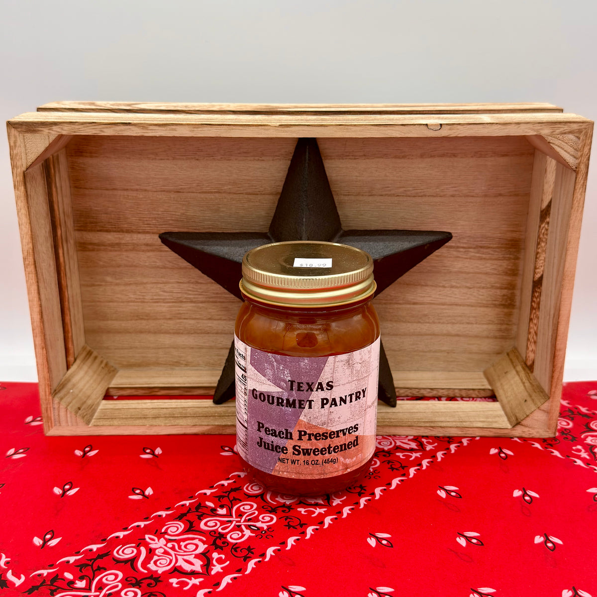 Juice Sweetened Peach Preserves (16oz)