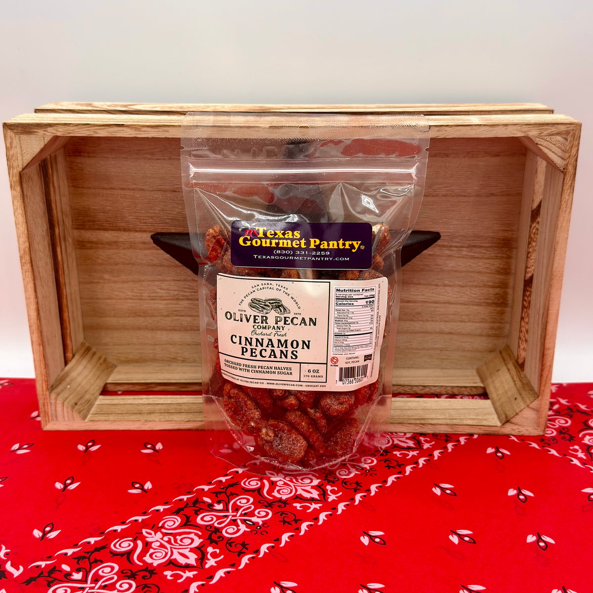 Cinnamon Pecans (6oz)