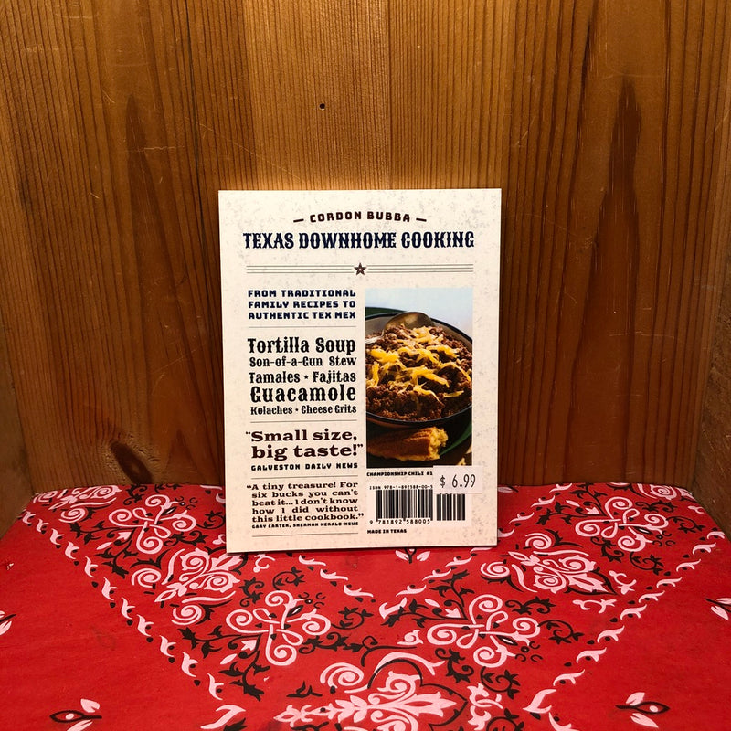 Cordon Bubba Texas Downhome Cooking Mini Cookbook