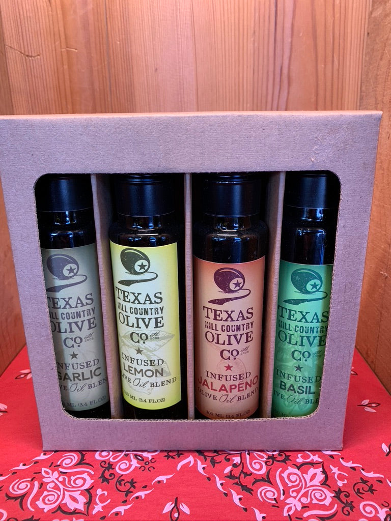 Texas Hill Country Olive Oil 4-Pack Gift Set