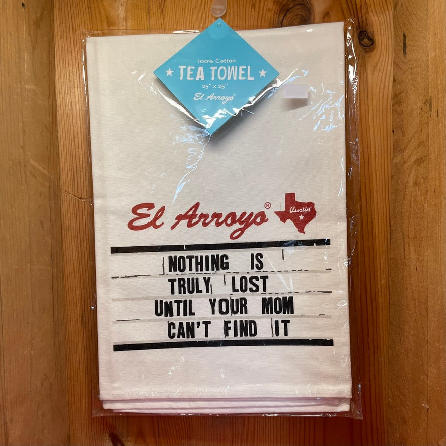 El Arroyo Tea Towel-Truly Lost