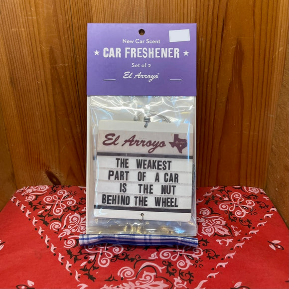 Car Air Freshener (2-Pack)-The Weakest Part