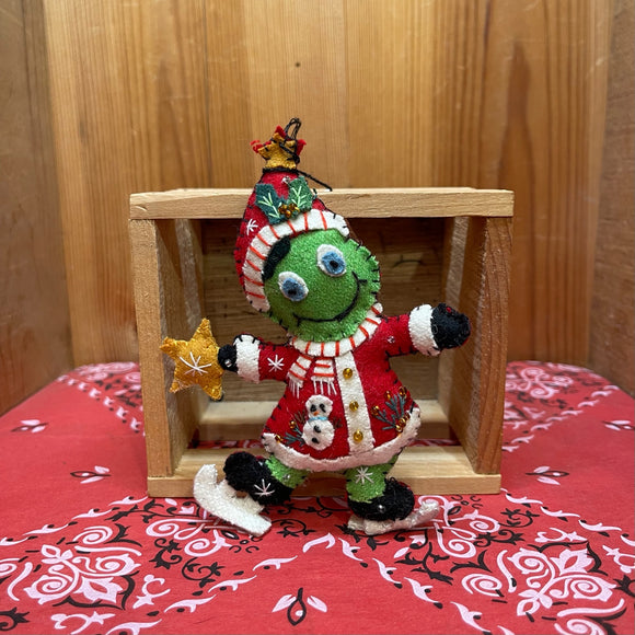 Fred the Frog Ornament