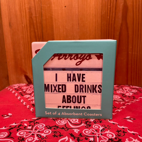 Coaster Set-Mixed Drinks