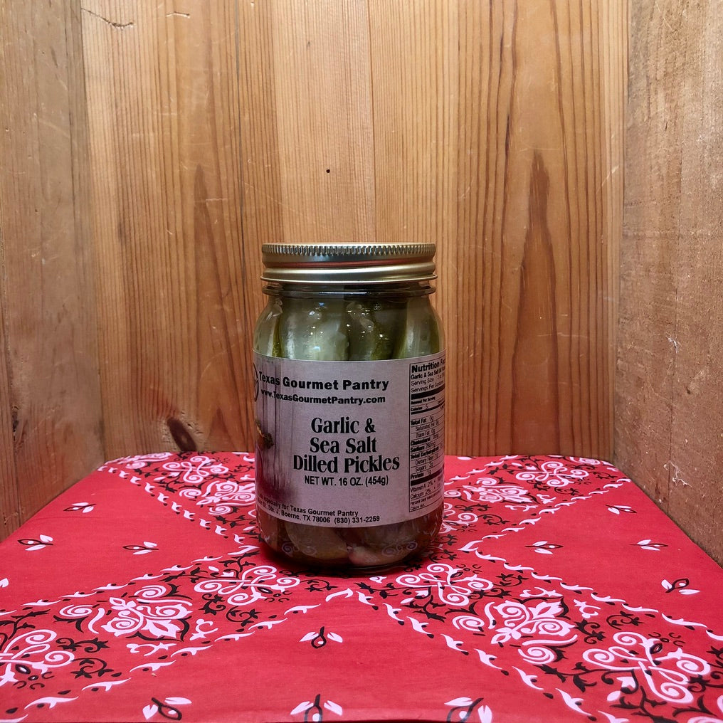 Garlic & Sea Salt Dill Pickles (16oz)