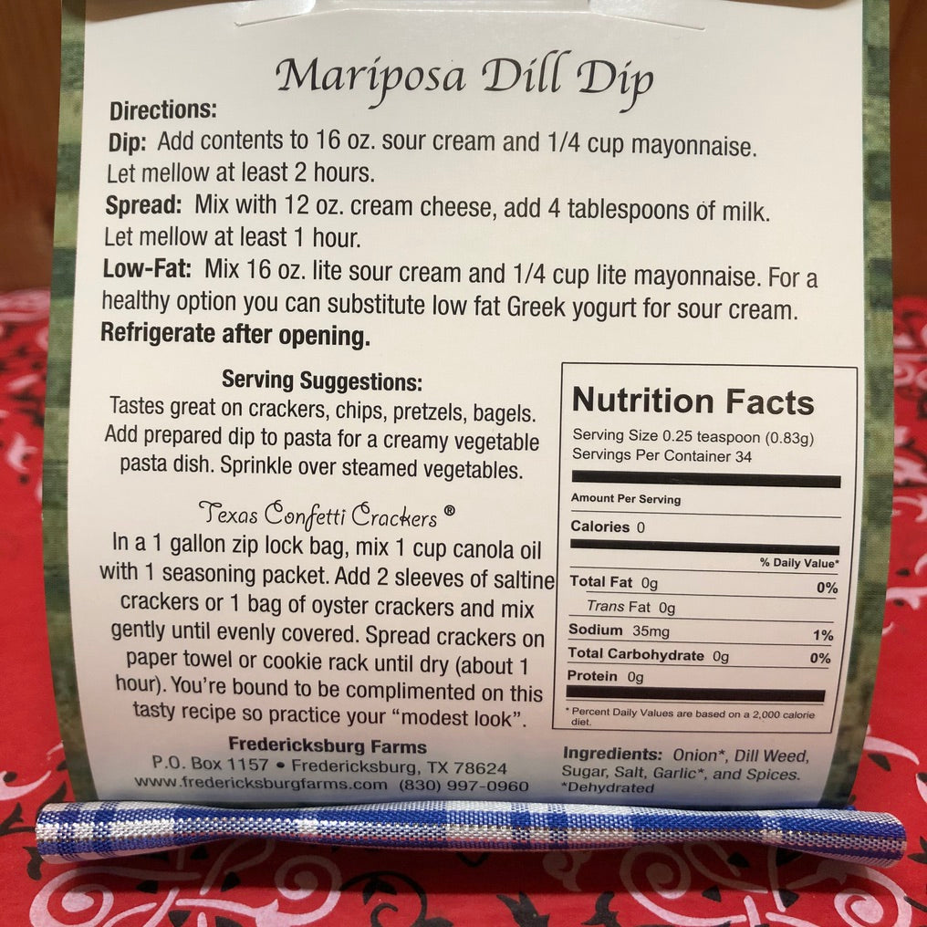 Mariposa Dill Dip