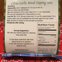 Citrus Garlic Bread Dipping Mix