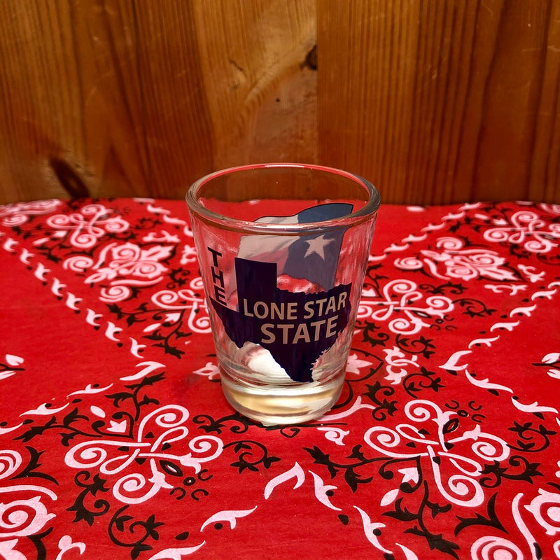 Texas Flag Shot Glass