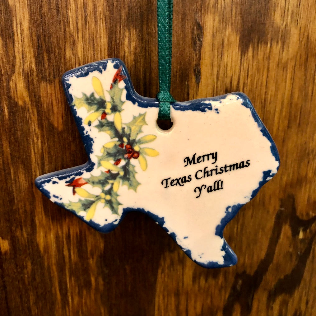 Merry Texas Christmas Ya'll Ornament