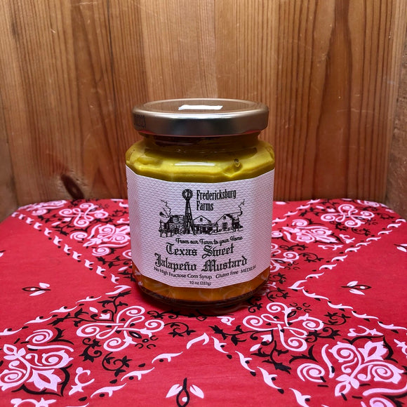 Texas Sweet Jalapeno Mustard (10oz)
