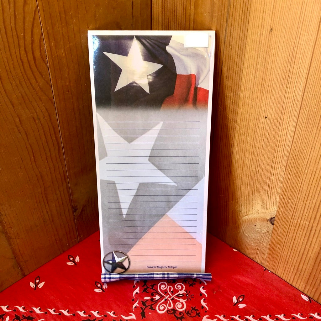 Texas Flag Magnetic Notepad