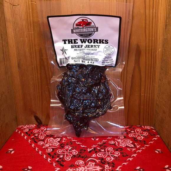 Mesquite Smoked The Works Beef Jerky (4oz)